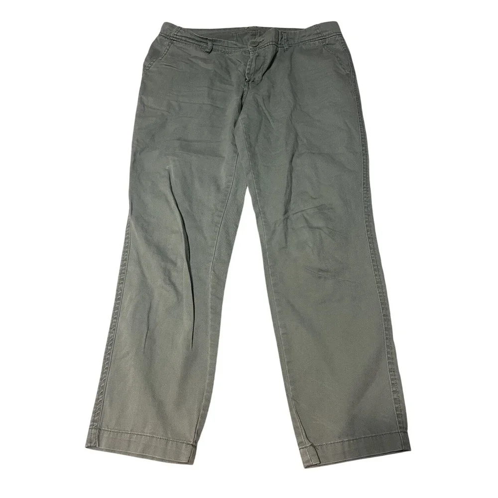 Woolrich‎ Women's Jeans Size 8 Green Stretch Straight Leg